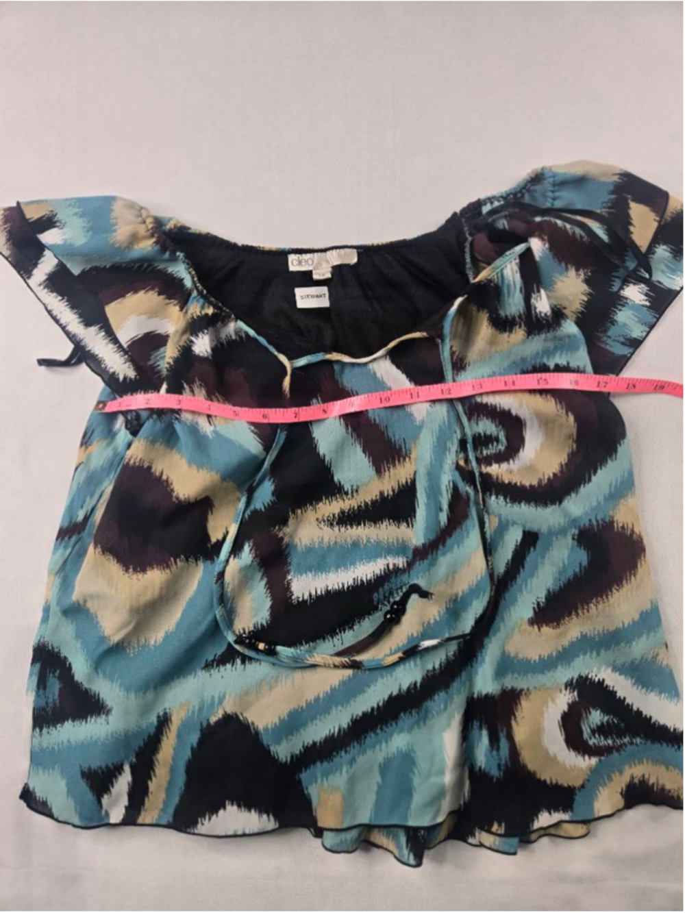 Cleo | Blue Pattern | Size Small - Picture 3 of 5